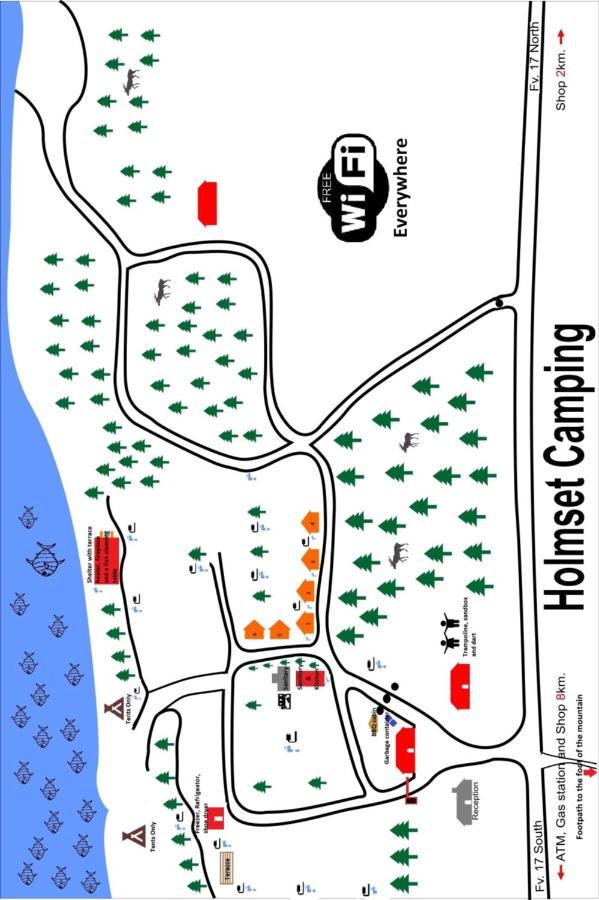 Holmset Camping And Fishing Namdalseid 외부 사진